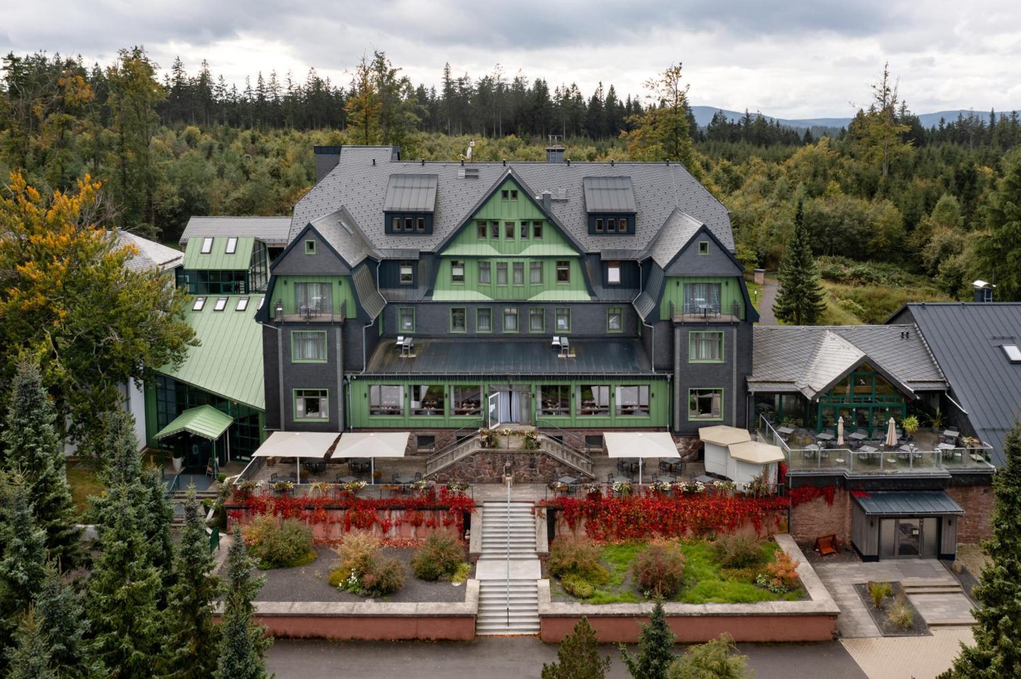 Berg & Spa Hotel Gabelbach Ilmenau Exterior foto